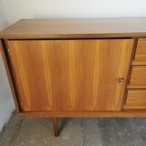 Vintage enfilade, walnut veneer 1970