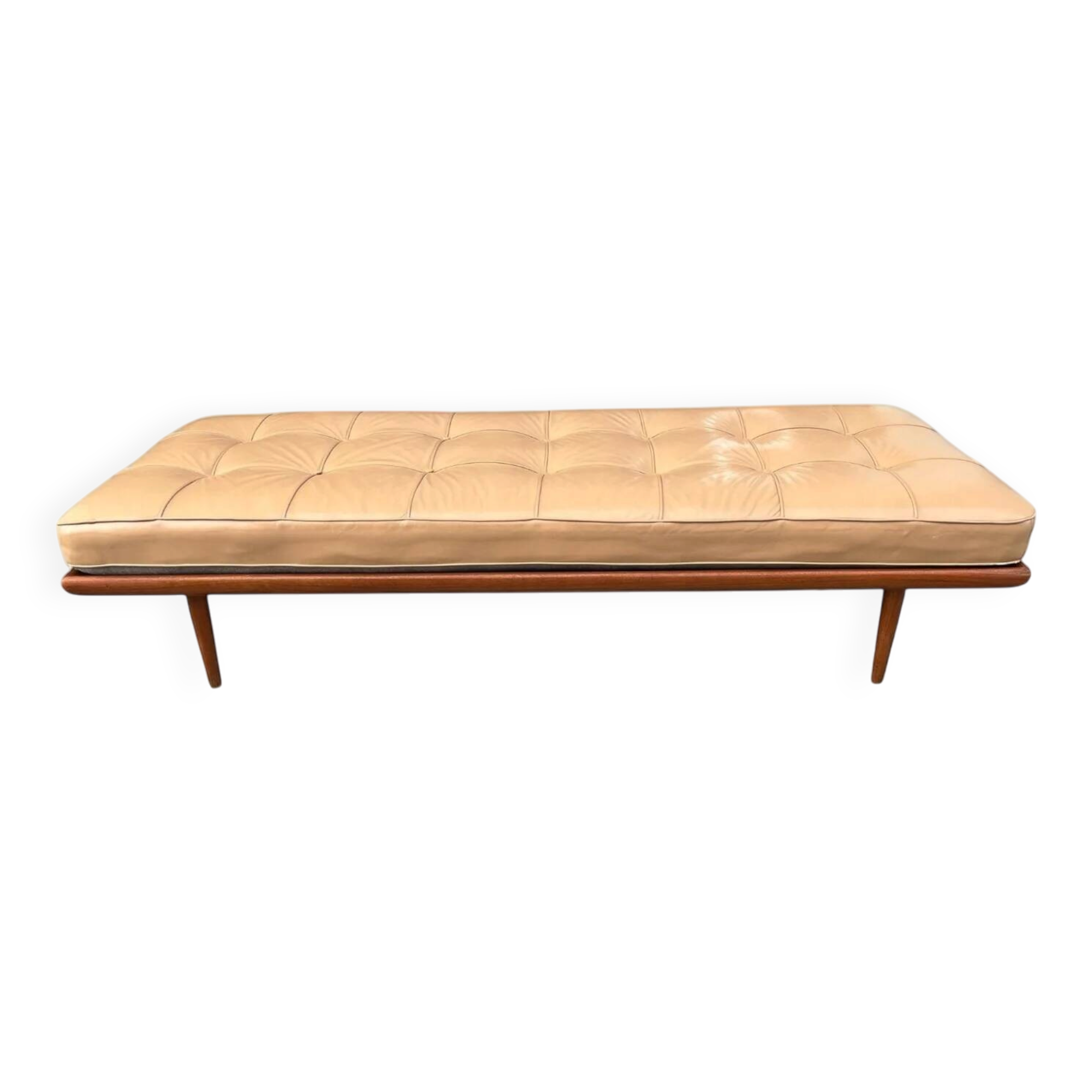 Leather daybed by Peter Hvidt for France & Son