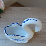 Cache hand-painted porcelain swan pot in portugal