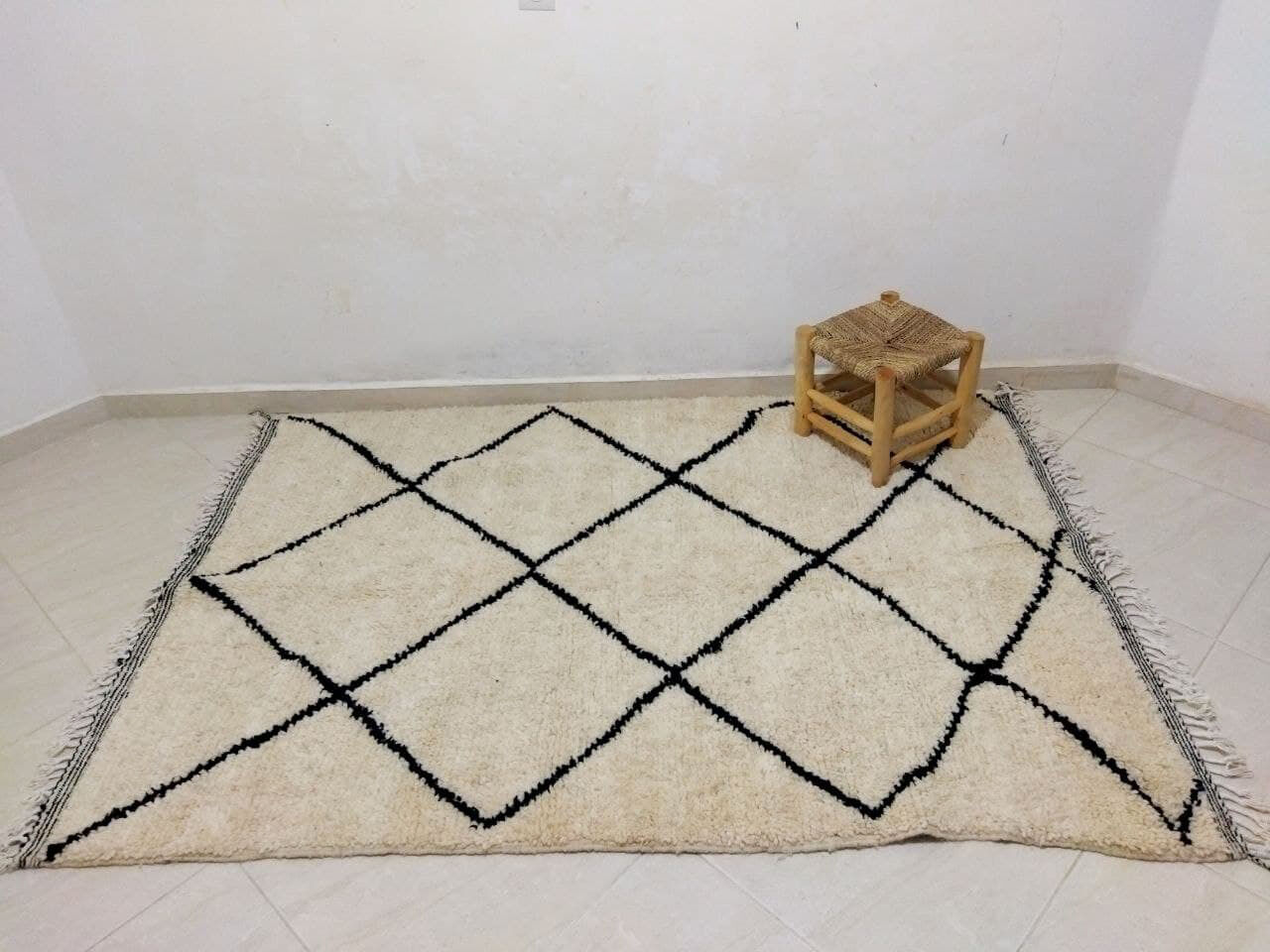 Tapis berbère beni ouarain 200 X 137 cm