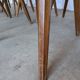 Set of 8 Farmhouse Tyrolean Chair with Heart Cutout Back / 1970s Vintage Di