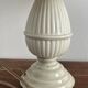 Small bedside lamp in ivory glazed ceramic.