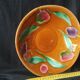 1960/70 shallow plate fruits / hand-painted / Sarreguemines /