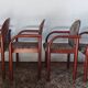 Suite de 4 chaises vintage 1960 Baumann
