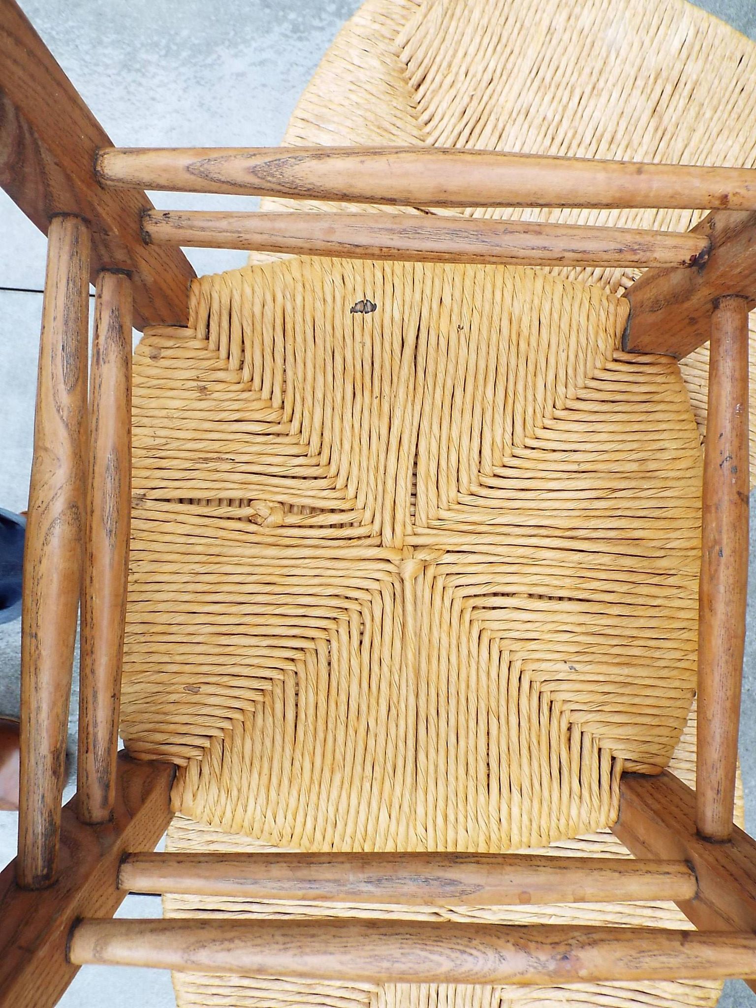 3 tabourets paillés