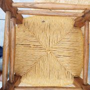 3 tabourets paillés