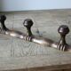 Vintage hook wall coat rack