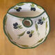 Aperitif plate style vallauris polychrome ceramic olive decor vintage