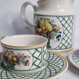 Vintage drink service, "Basket" model by Villeroy & Boch