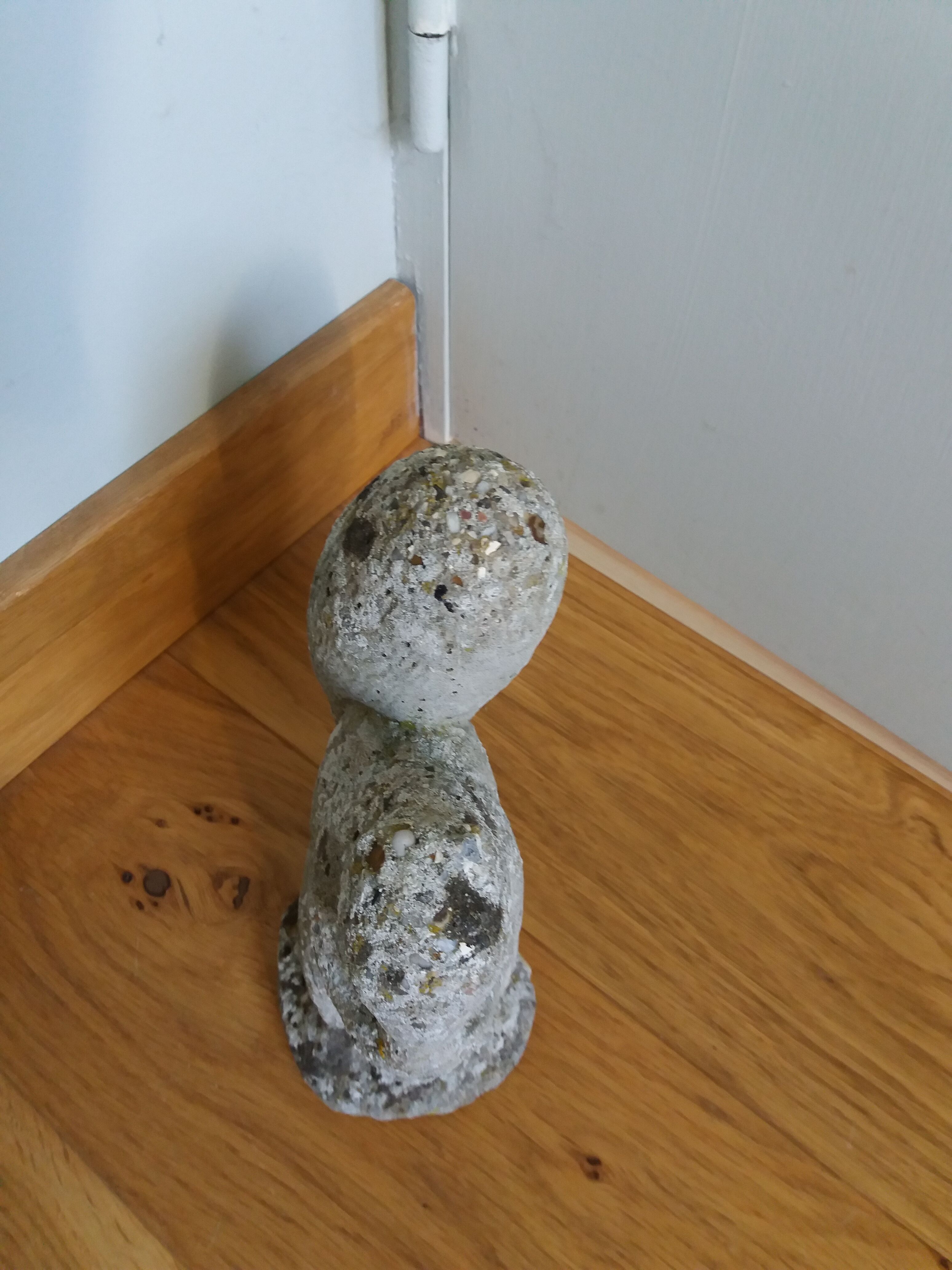 Concrete animal squirrel garden statue