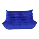 Togo 2 places en velours bleu par Michel Ducaroy pour Ligne Roset