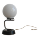 Vintage opaline globe lamp and brass – 1950s/60s