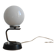 Vintage opaline globe lamp and brass – 1950s/60s