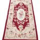 Vintage French carpet Aubusson handmade 79cm x 145cm 1970s