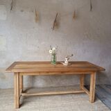 Solid wood farmhouse table