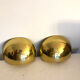 Half moon golden brass wall lights Italy 60/70.
