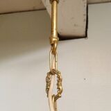 Louis xv bronze 3 branch chandelier vintage timeless elegance