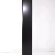 Portemanteau pivotant en bois laqué noir et laiton
