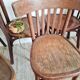 Lot de 6 chaises anciennes de bistrot