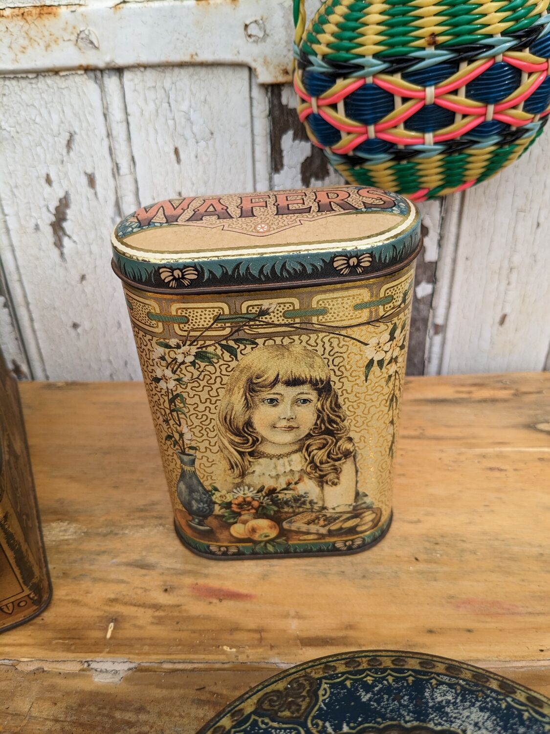 Vintage metal boxes