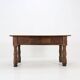 Belgian Antique oak console table with drawer, ca. 1740