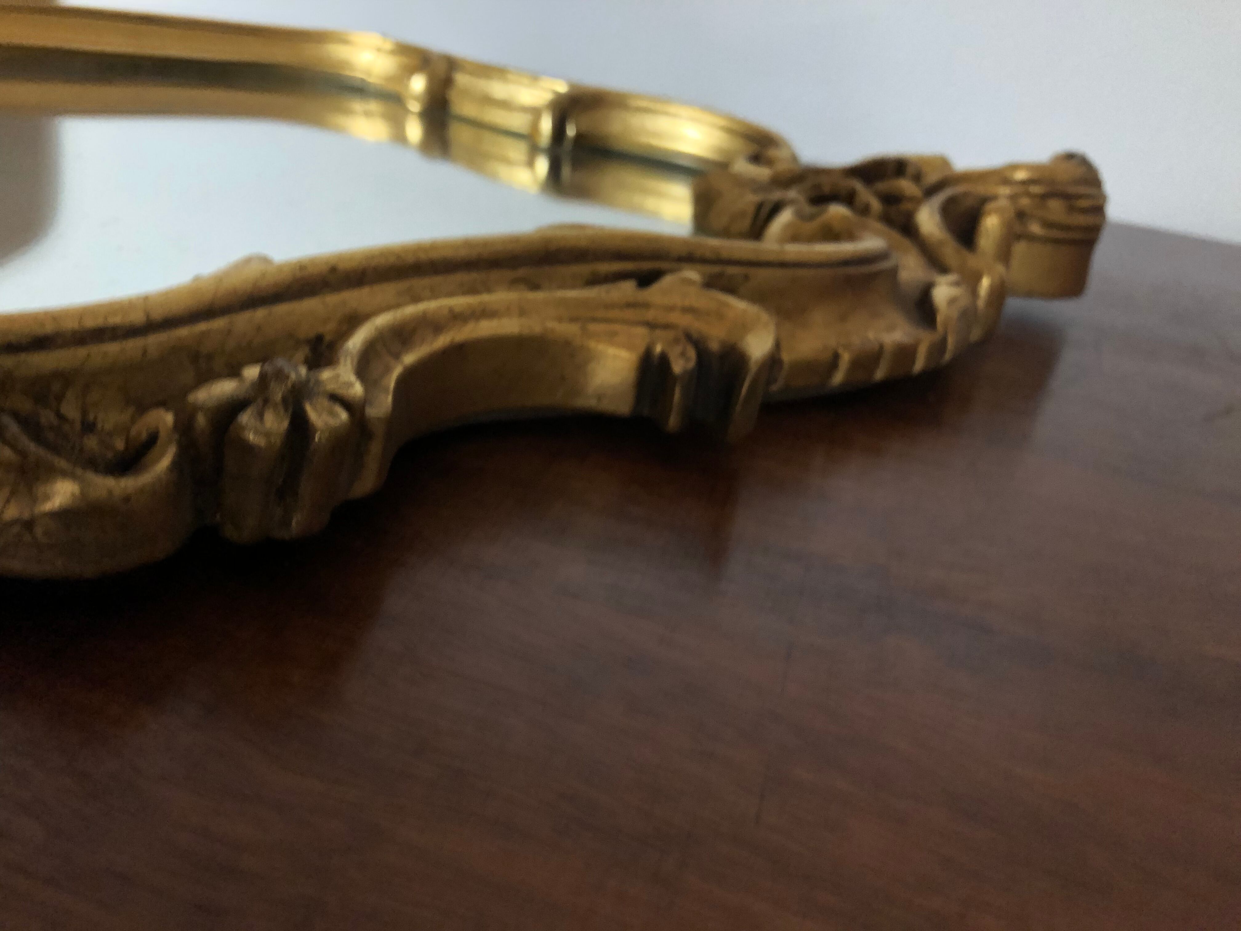 Baroque golden mirror 41x63cm