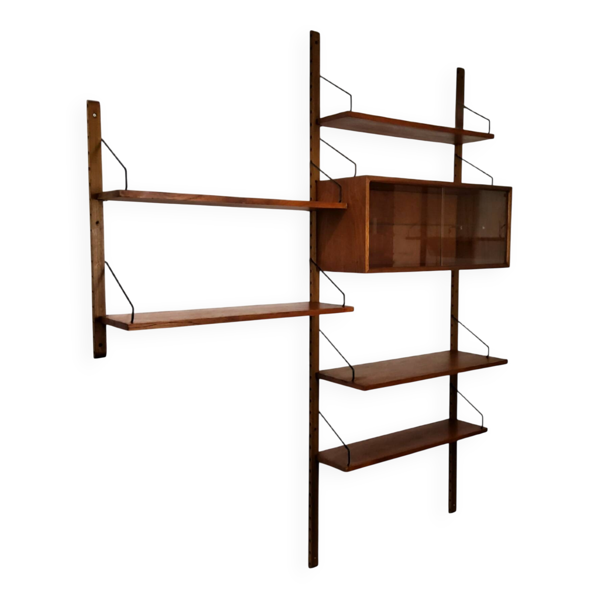 Modular wall shelf by Poul Cadovius, 1960