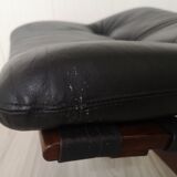 Vintage Model Kengu Lounge Chair and Footstool Set by Elsa & Nordahl Solheim for Rybo Rykken & Co