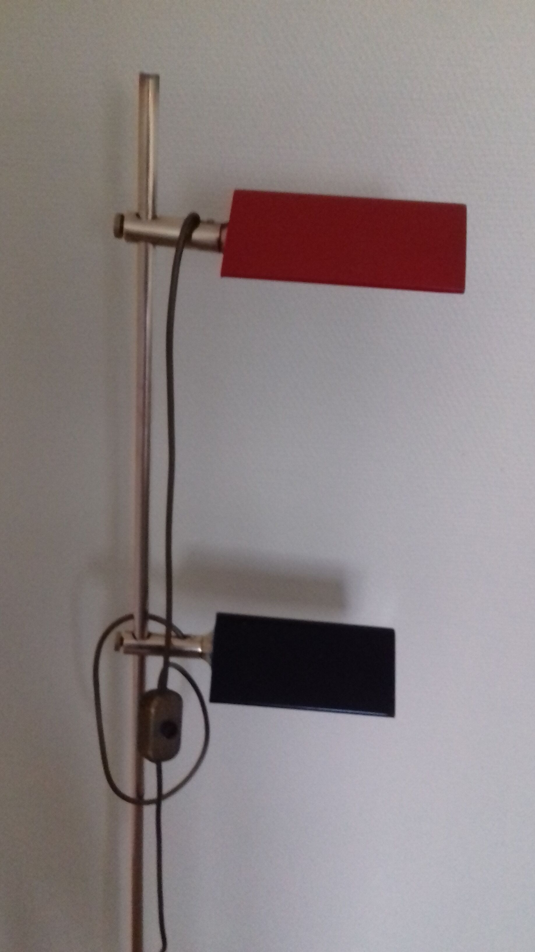 Brass-reading lampshade 50s