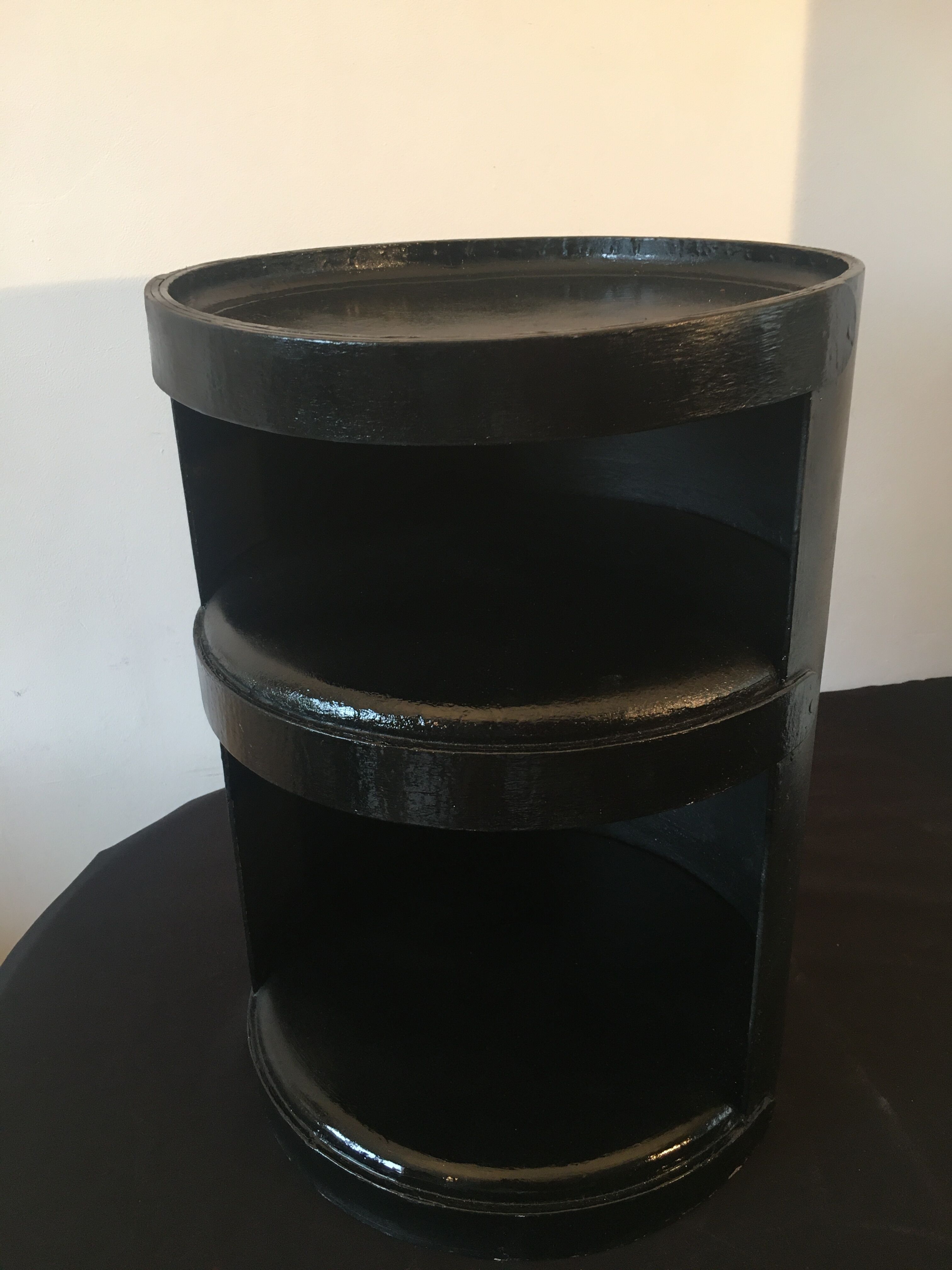 Three bedside tables "bonga" jean louis avril