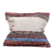 Housse de coussin artisanale en coton recyclé tissé main