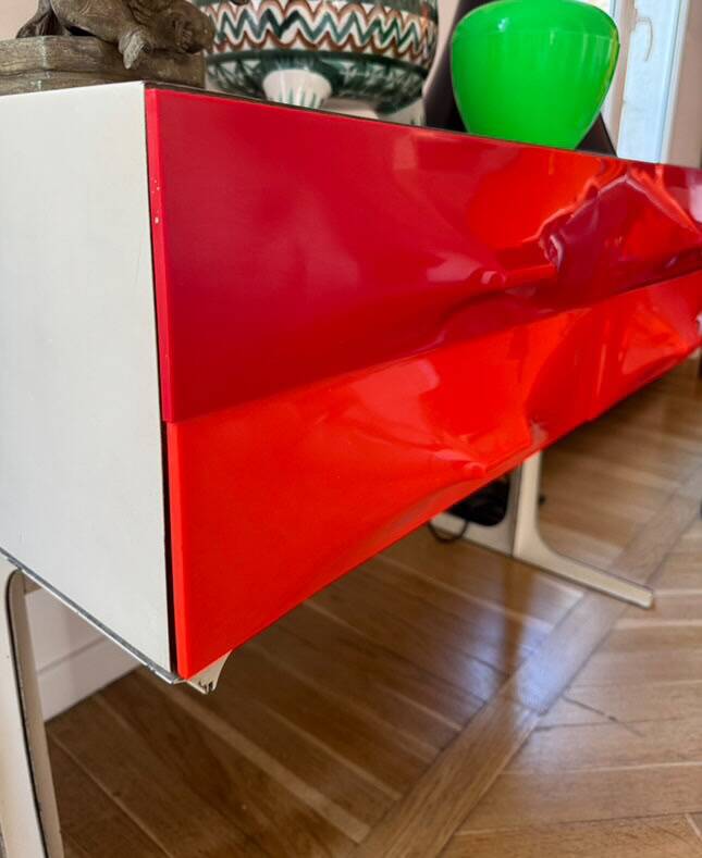Raymond Loewy double-sided chest of drawers model with 6 drawers