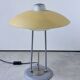 Glass and metal table lamp - Italian design 1990