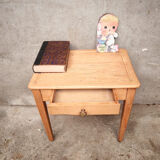 Small children's desk or side table.