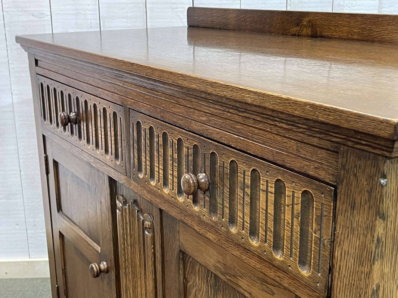 English oak sideboard from the 1950s