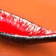 1960s large fruit bowl/centrepiece "Pirogue" Vallauris style