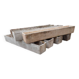 Set of 7 60s planters