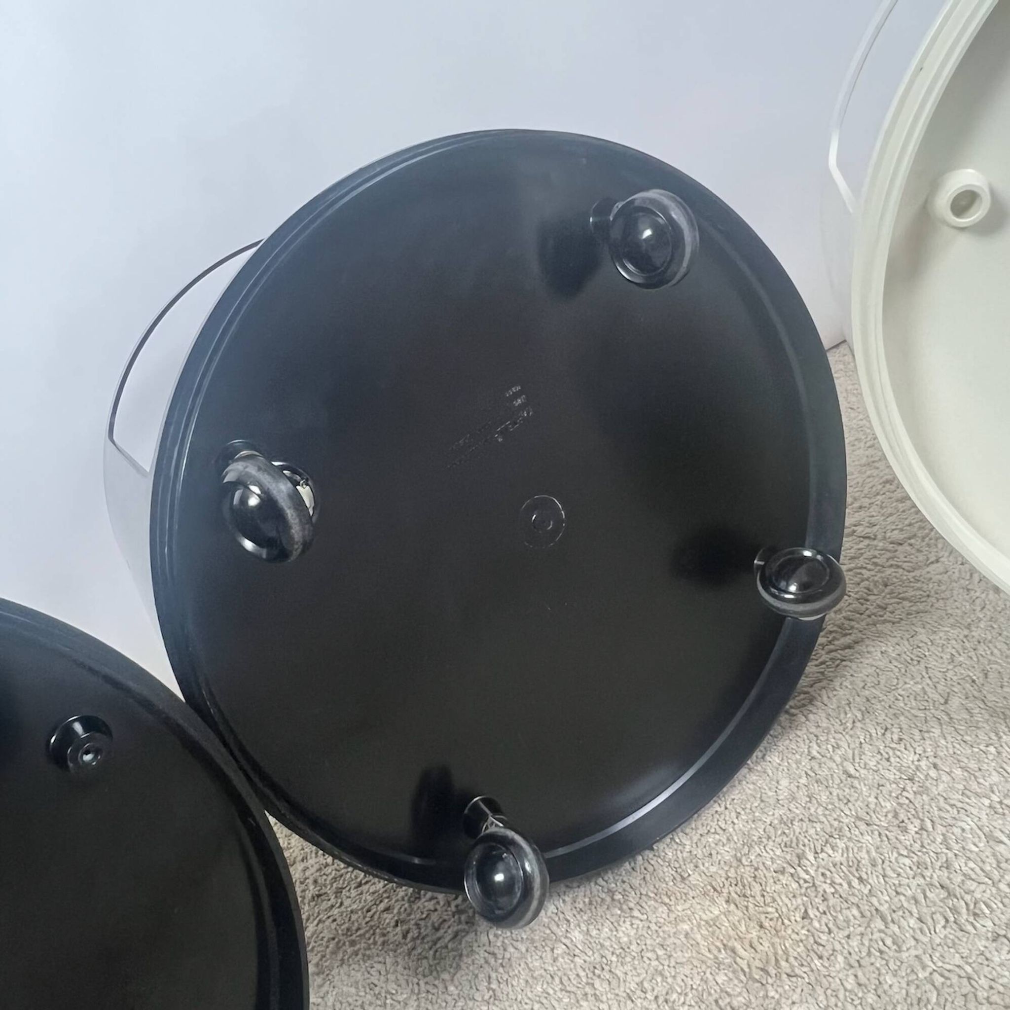 Rare Round Storage Cabinet Componibili by Anna Castelli for Kartell, 1960s