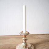 Silver candle holder