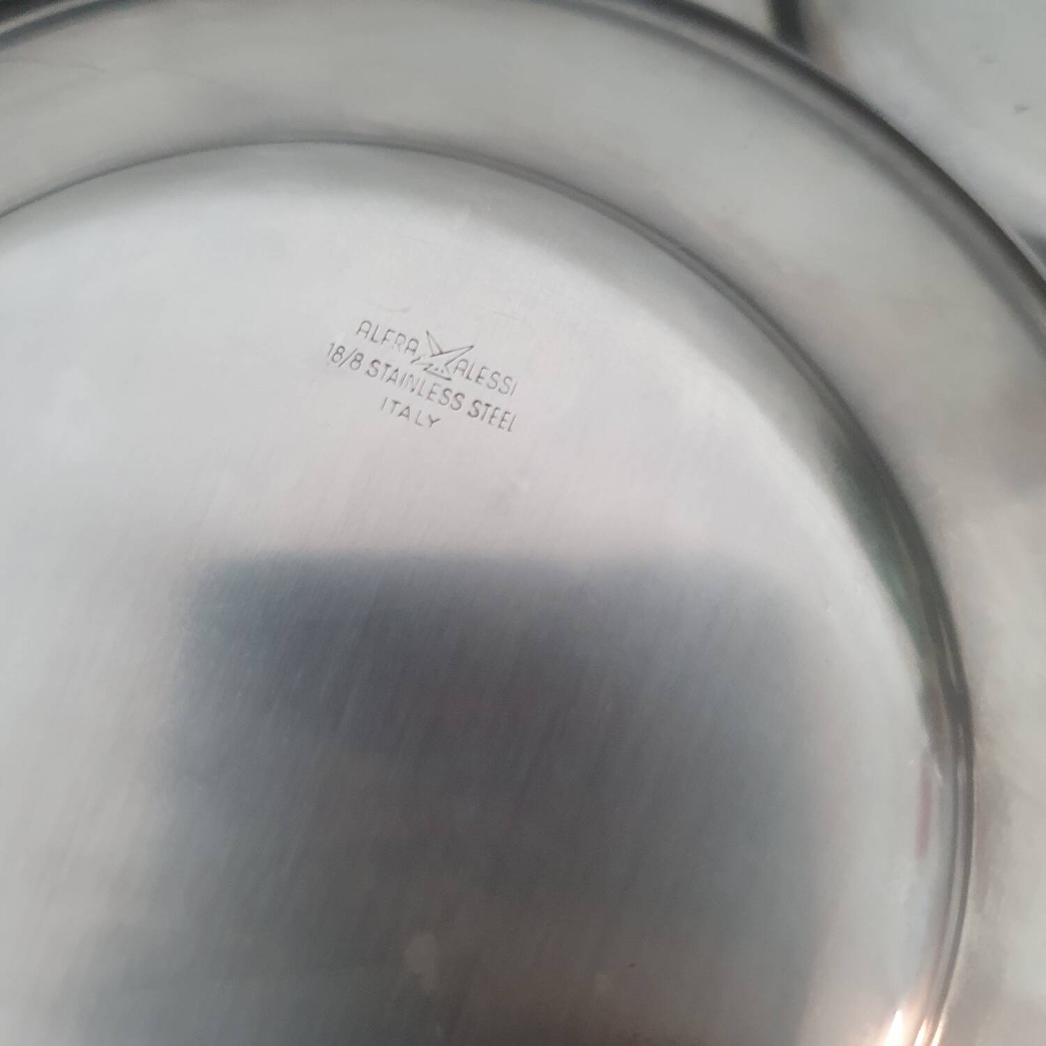 Alessi Alfra / Small presentation plates in 18/8 stainless steel