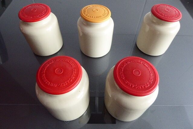 Ancient jar of mustard sandies from Meaux Pommery