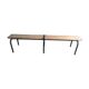 Banc d'école vintage