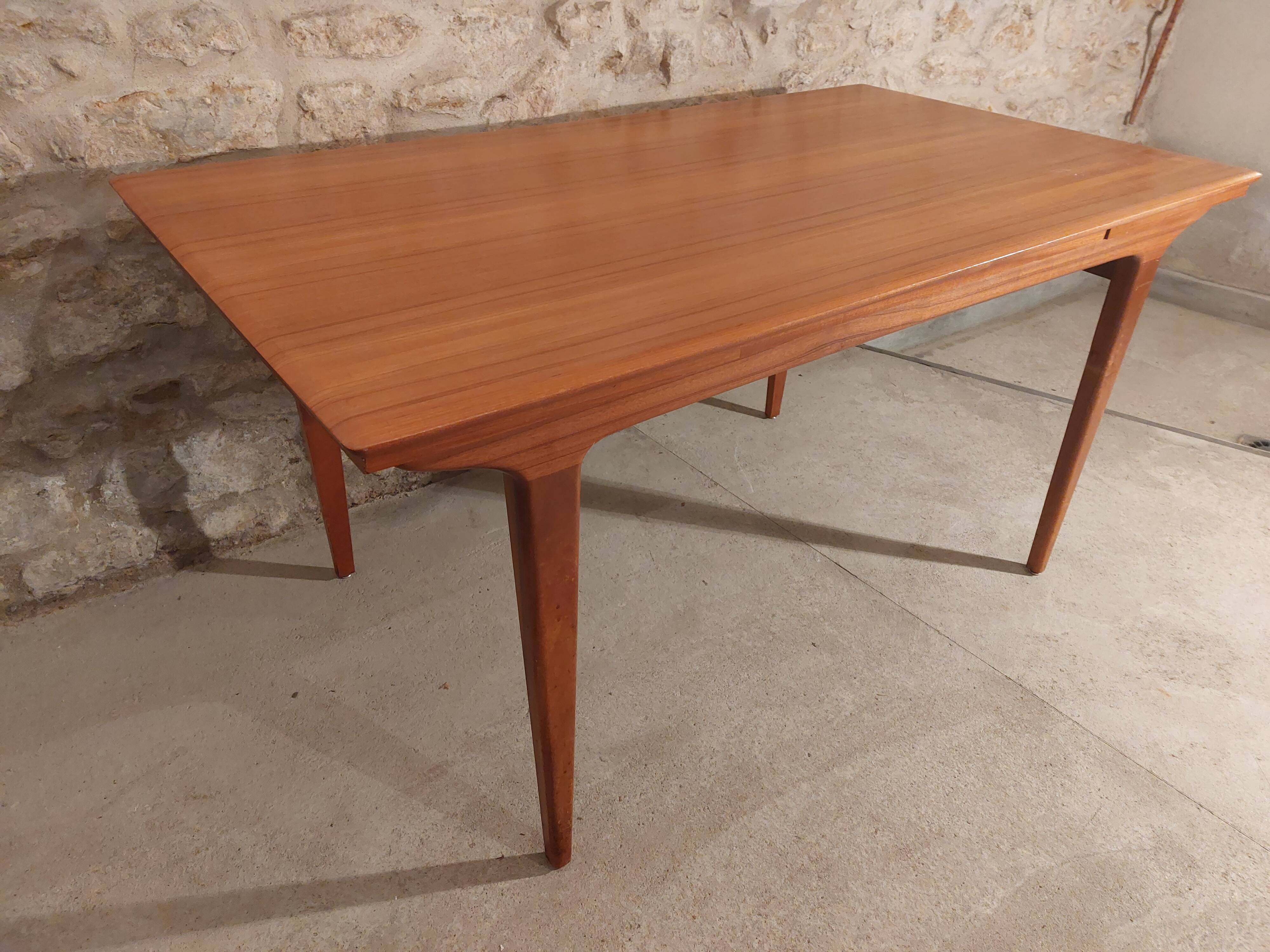 Scandinavian teak table 60s