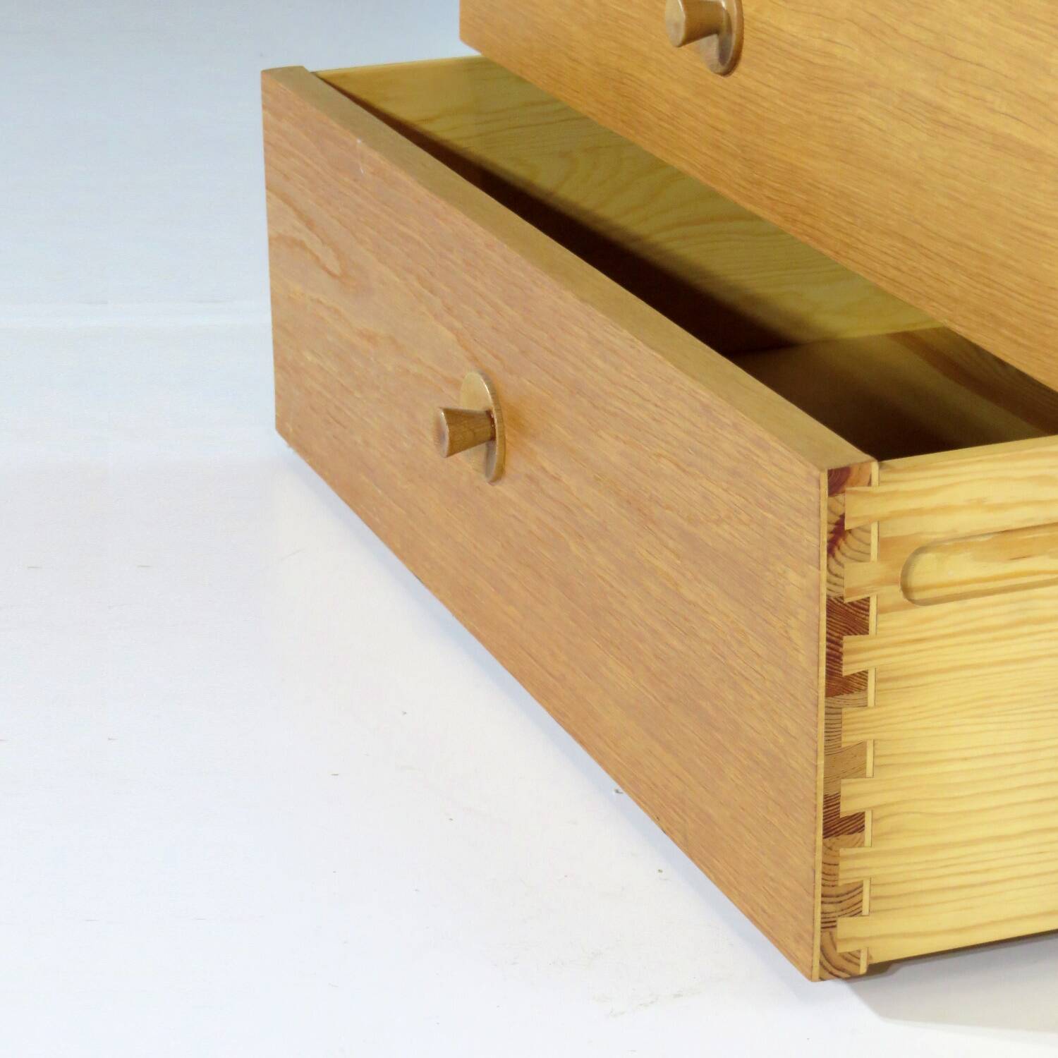 Vintage midcentury chest of drawers bookcase cabinet in oak by Børge Mogensen, 1960s