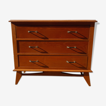 Scandinavian-style chest of drawers with three drawers