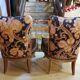 Duo de fauteuils anglais style Chippendale