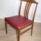 4 scandinavian oak chairs reupphilized to your taste 1950 denmark