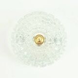 Mid-Century Diamond Glass Ceiling Light or Wall Light by H. Tynell, 1960s