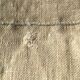 Hemp sheet embroidered MR very old seam central days crossed