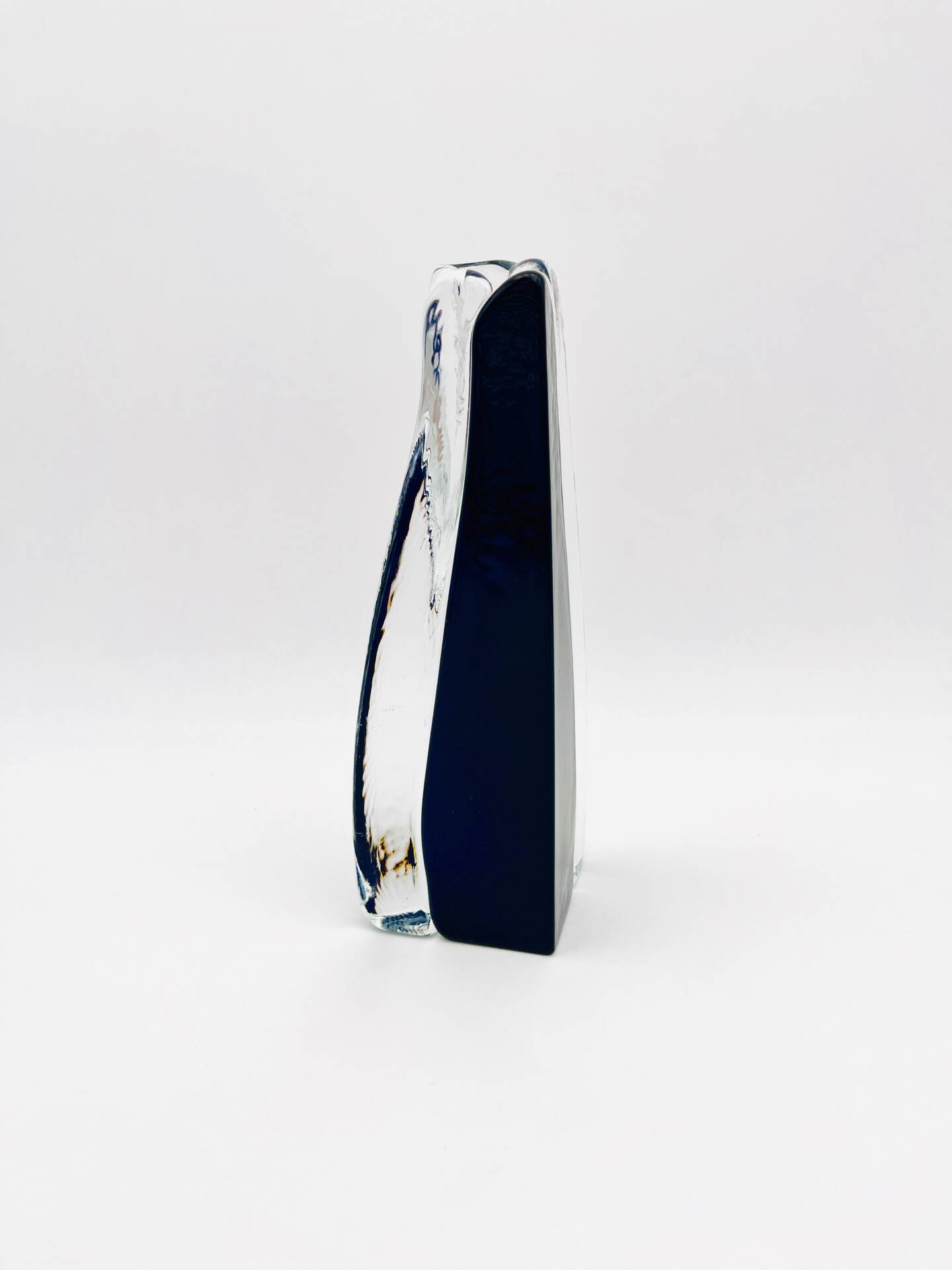Vase Sculptural Sommerso - Václav Hanuš - Design Tchécoslovaque 60s